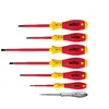Image de Wiha Jeu de tournevis SoftFinish® electric Fente, Phillips 7 pcs (00834)