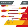 Image de Wiha, Tournevis, Set SoftFinish electric slimFix (Cruciforme PZ, Vis fendues)