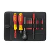 Image de Wiha Jeu de tournevis dynamométriques TorqueVario®-S electric Mélangé 13 pcs à couple limité à réglage variable dans une trousse (40674) 0,8-5,0 Nm