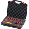 Image de Jeu de clés à cliquet isolées 1/4' 21 pièces dans un coffret - WIHA - 43025