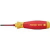 Image de Tournevis porte-embout WIHA PocketMax isolé 1000V + 4 embouts isolés slim - 45296