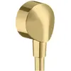 Image de hansgrohe, Installation sanitaire : accessoires, FixFit raccord mural E sans clapet anti-retour (polished gold optic)
