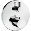 Image de Axor, Robinetterie de salle de bains, Thermostatique UNO2 UP avec robinet d'arrêt et inverseur chrome