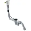 Image de hansgrohe, Siphon, HG Garniture d'écoulement et de trop-plein EXAFILL S Set complet, pour baignoires normales chrome (Garniture de trop-plein, 1 1/4")