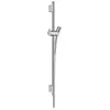 Image de hansgrohe, Barre de douche + curseur, Barre de douche Unica S Puro 65 cm avec flexible de douche Isiflex 160 cm