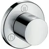 Image de hansgrohe, Robinetterie de salle de bains, Farbset Trio/ Quattro S Vanne d'écoulement et d'inversion encastrée chrome 15932000
