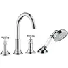 Image de hansgrohe, Robinetterie de salle de bains, Mélangeur bain/douche 4 trous AXOR MONTREUX DN 15 chromé