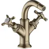 Image de Axor, Robinet de bidet, Mélangeur bidet 2 poignées MONTREUX m ZAG 1 1/4pouce nickel brossé