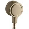 Image de Axor, Système de douche, raccords de tuyaux. FIXFIT C MONTREUX avec clapet anti-retour nickel brossé