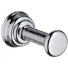 Image de hansgrohe, Porte-serviettes + crochets pour serviettes, Crochet simple AXOR MONTREUX montage mural chrome