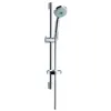 Image de Set de douche Multi avec barre Unica'C 65 cm et porte-savon chromé Hansgrohe Croma 100