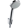 Image de Ensemble support mural et douchette Vario avec flexible de douche 125 cm chromé Hansgrohe Croma 100