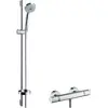 Image de hansgrohe, Système de douche, Brausenkombi Croma 100 Ecostat 1001 SL u. Brausestange Unica 27085000