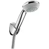 Image de hansgrohe, Pommeau de douche, HG Ensemble de douche CROMETTA 85 VARIOJET Metaflex flexible de douche 1250mm chrome (2 Types de jets, 17 l/min)