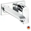 Image de Mitigeur lavabo mural HANSGROHE Metris Economie d'eau 22,5 cm