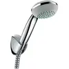 Image de hansgrohe, Pommeau de douche, HG Ensemble de douche CROMETTA 85 MONO Metaflex flexible de douche 1250mm chrome (1 Type de jet, 16 l/min)