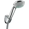 Image de Ensemble support mural et douchette Mono avec flexible de douche 160 cm chromé Hansgrohe Crometta 85