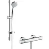 Image de Ensemble douche HANSGROHE Croma + mitigeur thermostatique Vario, barre 65cm