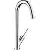 Image de hansgrohe, Robinetterie de cuisine, Mitigeur monocommande pour évier AXOR STARCK DN 15 chromé
