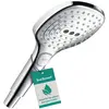 Image de hansgrohe, Pommeau de douche, Raindance Select E 120 EcoSmart 9 l/min (3 Types de jets, 9 l/min)
