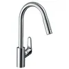 Image de Robinet de cuisine avec douchette HANSGROHE Focus M41 240 2 jets chromé
