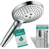 Image de hansgrohe, Pommeau de douche, Raindance Select S EcoSmart (3 Types de jets, 8.50 l/min)
