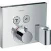 Image de HANSGROHE Facade pour mitigeur thermostatique encastré ShowerSelect avec 2 fonctions, fixfit et porter chromé
