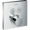 Image de hansgrohe, Robinetterie de salle de bains, HG Fertigmontageset SHOWERSELECT f UP-Thermostat für 2 Verbraucher chrom