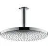 Image de hansgrohe, Pommeau de douche, HG Pomme de douche RAINDANCE SELECT S 300 2jet avec raccordement au plafond 100mm chromé (2 Types de jets, 17 l/min)