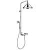 Image de hansgrohe, Système de douche, Showerpipe AXOR FRONT DN 15 avec douche de tête thermique et 2jet chromé