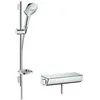 Image de Ensemble douche HANSGROHE Raindance Select E 120 3 jets + mitigeur thermostatique Ecostat Select + Barre 65 cm