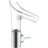 Image de hansgrohe, Robinetterie de salle de bains, EH-WT-MI 140 AXOR STARCK V avec bec verseur et vidage chromé