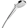 Image de hansgrohe, Pommeau de douche, HG Douchette à main Croma Select E Multi DN 15 version EcoSm 9 l/min blanc/chrome (3 Types de jets, 9 l/min)