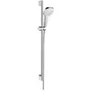 Image de Croma Select E 110 Multi Ecosmart / Unica'S Puro 0,90 M Blanc Chromé Hansgrohe