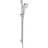 Image de hansgrohe, Système de douche, HG Ensemble de douche CROMA SELECT E MULTI Bsta Unica'Croma 90cm EcoSm 9 l/m we/chr