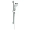 Image de Set de douche Unica'Croma de douche Vario EcoSmart 9 l/min avec barre Unica'Croma 65 cm blanc/chromé Hansgrohe Croma Select E