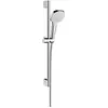 Image de hansgrohe, Système de douche, HG Ensemble de douche CROMA SELECT E VARIO Bsta Unica'Croma 650mm EcoS 9 l/m we/chr