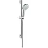 Image de hansgrohe, Système de douche, HG Ensemble de douche CROMA SELECT E MULTI Bsta Unica'Croma 650mm EcoS 9 l/m we/chr