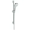 Image de Set de douche Vario EcoSmart 9 l/min avec barre Unica'Croma 65 cm blanc/chromé Hansgrohe Croma Select S