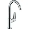 Image de HANSGROHE Mitigeur lavabo Logis 210 bec haut avec tirette et vidage synthétique chromé