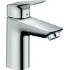 Image de HANSGROHE Mitigeur lavabo Logis 100 CH3 CoolStart avec tirette et vidage synthétique chromé