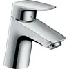 Image de HANSGROHE Mitigeur lavabo Logis 70 CH3 CoolStart, avec tirette et vidage synthétique chromé