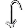 Image de hansgrohe, Robinetterie de cuisine, Logis M31 Robinet de cuisine 2 poignées 220, 1 jet