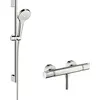 Image de Ensemble de douche HANSGROHE Croma Select S avec mitigeur douche thermostatique Ecostat Comfort chromé