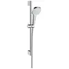 Image de hansgrohe, Système de douche, HG Ensemble de douche CROMA SELECT E 1jet Bsta Unica'Croma 650mm blanc/chrome
