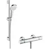 Image de hansgrohe, Système de douche, HG Combiné de douche CROMA SELECT E VARIO Shower Set 900mm blanc/chrome