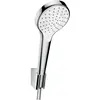 Image de hansgrohe, Pommeau de douche, HG Ensemble de douche CROMA SELECT S 1jet flexible de douche Isiflex 1250mm blanc/chrome (1 Type de jet, 16 l/min)