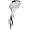 Image de hansgrohe, Pommeau de douche, Croma Select E Kit de support de pomme de douche Vario avec flexible de douche 125 cm (3 Types de jets, 15 l/min)