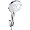 Image de hansgrohe, Pommeau de douche, HG Ensemble de douche RAINDANCE SELECT S 120 Porter Set 1600mm blanc/chrome (3 Types de jets, 15 l/min)
