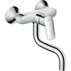 Image de Robinet de cuisine mural HANSGROHE Logis M31 chromé